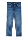 Dsquared2 Jeans Slim Blu Medio Con Abrasioni In Blue