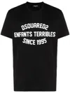 Dsquared2 Cool Fit Enfant Terribles Black T-shirt