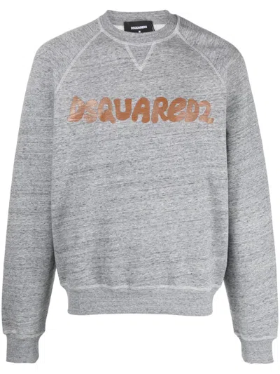 Dsquared2 Cool Logo-print Sweatshirt In Grey
