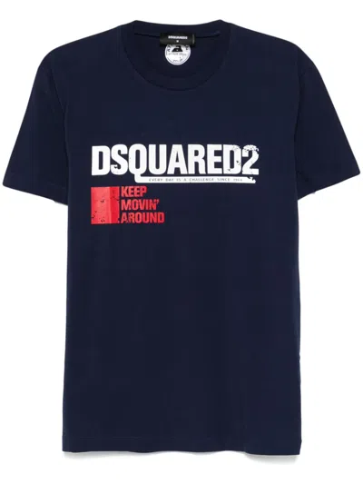 Dsquared2 Cool T-shirt In Blue