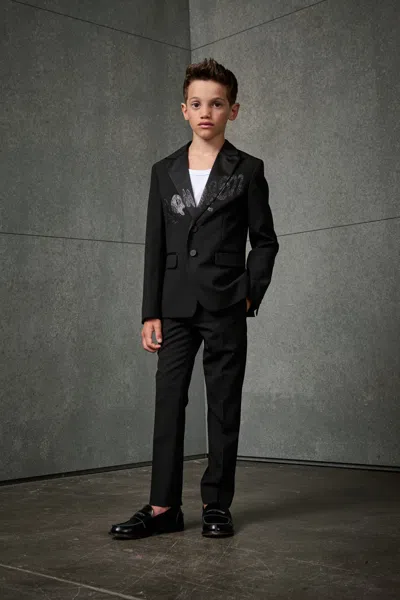 Dsquared2 Cool Wool Blazer Jacket In Black