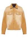 Dsquared2 Long Sleeve Casual Jacket In Brown