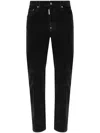 Dsquared2 Corduroy Slim-cut Jeans In Black