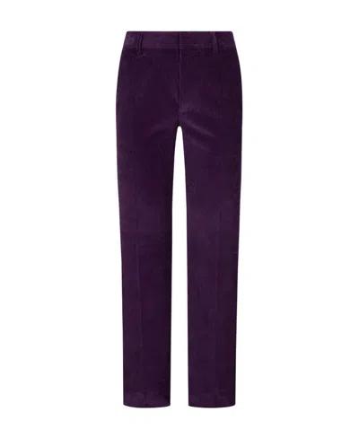 Dsquared2 Corduroy Straight-leg Trousers In Black
