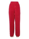 Dsquared2 Corduroy Trousers In Red