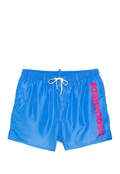 Dsquared2 Costume Boxer Midi In Blue