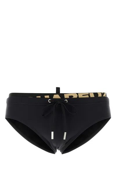Dsquared2 Costume Da Bagno-48 Nd Dsquared Male In Black