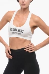 Dsquared2 Coton Sport Bra With Frontal Logo