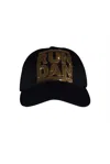 Dsquared2 Cotton And Mesh Black Cap In Black