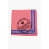 Dsquared2 Cotton Bandana With Beaver Print In Pink
