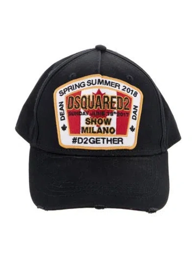 Pre-owned Dsquared2 Cotton Baseball Cap In Blue