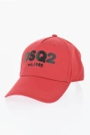 Dsquared2 Cotton Baseball Cap With Printed Logo