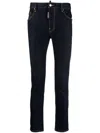 Dsquared2 Slim Indigo Denim With Logo Detailing