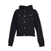 Dsquared2 Cotton-blend Denim Worker Jacket With Hood