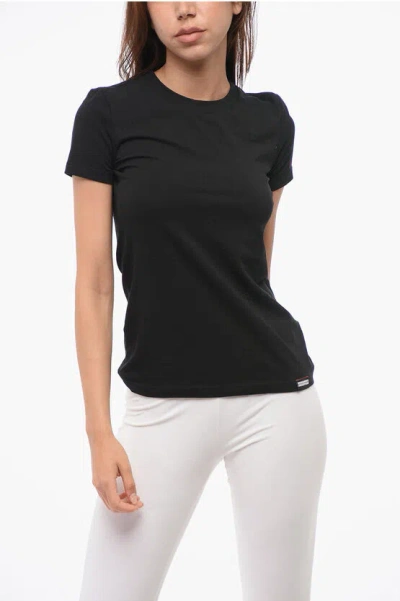 DSQUARED2 COTTON BLEND ICON SLIM FIT T-SHIRT