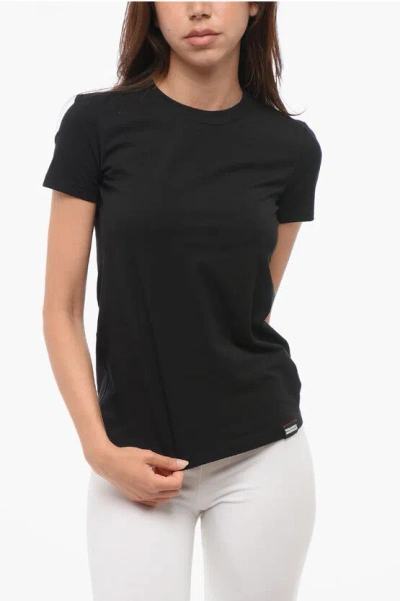 DSQUARED2 COTTON BLEND ICON SLIM FIT T-SHIRT