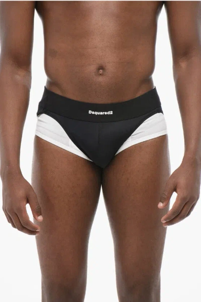 Dsquared2 Cotton Blend Slip With Back Cut-out