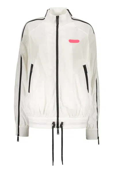 Dsquared2 Cotton Bomber Jacket In White