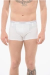 Dsquared2 Cotton Boxer With Belt Loops In White