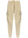 Dsquared2 Khaki Cotton Cargo Trousers In Neutrals