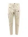 Dsquared2 Cotton Cargo Trouser With Logo Patch