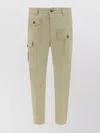 DSQUARED2 COTTON CARGO TROUSERS MULTIPLE POCKETS