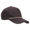 Dsquared2 Cotton Clear Star Crystals Dean Dan Caten Cap In Black