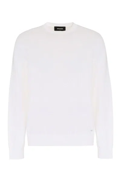 DSQUARED2 DSQUARED2 COTTON CREW-NECK SWEATER