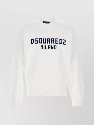 Dsquared2 White Just Right Fit Sweatshirt