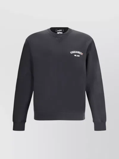 Dsquared2 Cotton Crew Neck Sweatshirt