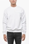 Dsquared2 Cotton Crew-neck Sweatshirt With Logo In White