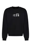 DSQUARED2 COTTON CREWNECK SWEATSHIRT WITH LOGO