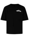Dsquared2 Graphic Print Cotton Jersey T-shirt In Black