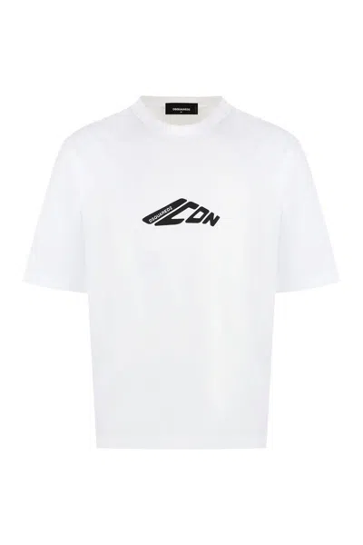 DSQUARED2 DSQUARED2 COTTON CREW-NECK T-SHIRT