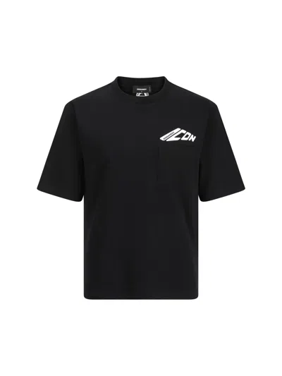 Dsquared2 Cotton Crew-neck T-shirt In Black