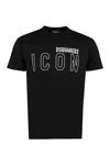 Dsquared2 Man T-shirt Black Size Xxl Cotton In Black