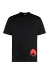 Dsquared2 Cotton Crew-neck T-shirt In Black