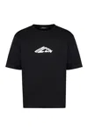 Dsquared2 Black T-shirt With Contrasting Icon Print
