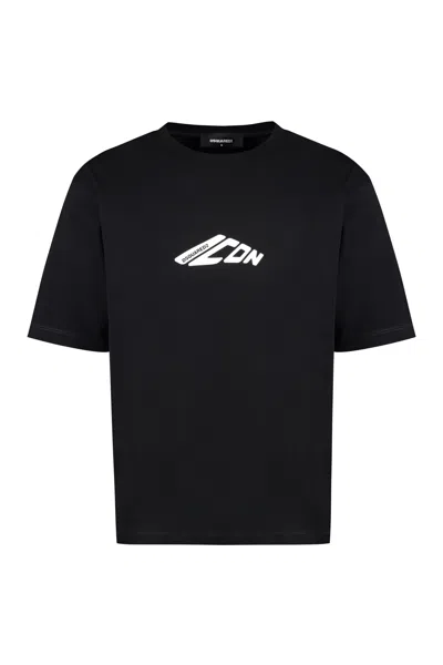 Dsquared2 Logo T-shirt In Black