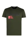 Dsquared2 Cotton Crew-neck T-shirt In Green