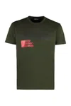 Dsquared2 Cotton Crew-neck T-shirt In Green