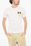 Dsquared2 Pixel-print Short-sleeve T-shirt In White