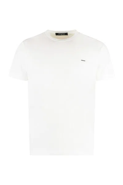 Dsquared2 Cotton Crew-neck T-shirt In White