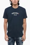 Dsquared2 Logo-print Cotton T-shirt In Blue