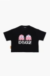Dsquared2 Cotton Crew-neck T-shirt With Pac Man Print