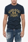 Dsquared2 Cotton Crew-neck T-shirt With Print In Black