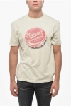 Dsquared2 Cotton Crew-neck T-shirt With Print In White