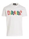 Dsquared2 Logo-print Cotton T-shirt In White