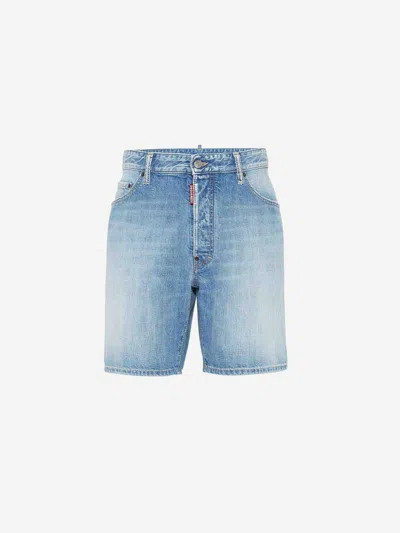 DSQUARED2 DSQUARED2 COTTON DENIM BERMUDA SHORTS