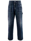 Dsquared2 Blue Cotton Denim Jeans